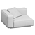 Luxurious Flexform Grandemare Sofa 3D model small image 3