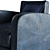 Modern Leather Armchair Charmine 2015 3D model small image 3