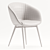 Elegant Monroe Barrel Chair 3D model small image 4