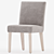 Elegant Taupe Dining Chair Set 3D model small image 2