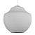 Elegance in Cream: Mesh Pendant 3D model small image 5