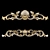 3D Max Gold Gypsum Ornament 3D model small image 1