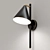 Modern Metal Wall Sconce, Brass 3D model small image 4