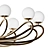 Elegant PAPILLON Chandelier Light 3D model small image 2