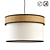 Amman Wooden Pendant Light, Chic 3D model small image 1