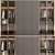 Luxury Decorative Wardrobe Set 3D model small image 1