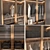 Luxury Decorative Wardrobe Set 3D model small image 2