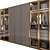 Luxury Decorative Wardrobe Set 3D model small image 4