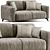 Stylish LYERI Sofa 3D Model 3D model small image 1