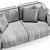 Stylish LYERI Sofa 3D Model 3D model small image 6