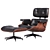 Iconic Eames Lounge Chair 3D model small image 2