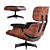 Iconic Eames Lounge Chair 3D model small image 3