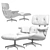 Iconic Eames Lounge Chair 3D model small image 4
