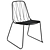 Stylish Modern Chee Chair SP01 3D model small image 1