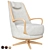 Modern Brazilian Wood Armchair 3D model small image 4