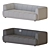 Modern Quilted Hay Sofa 3D model small image 2