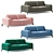Velvet Upholstered Rio Sofa 3D model small image 2