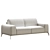 Velvet Upholstered Rio Sofa 3D model small image 7