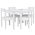 Lätt Set Ikea - Modern Children's Furniture 3D model small image 2