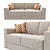 Royal Comfort Sofa Bed 3D model small image 1