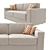 Royal Comfort Sofa Bed 3D model small image 2