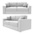 Royal Comfort Sofa Bed 3D model small image 3