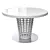 ELEGRACE Round Rattan Outdoor Table 3D model small image 3