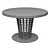 ELEGRACE Round Rattan Outdoor Table 3D model small image 4