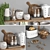 Modern Kitchen Accessories Set 3D 3D model small image 3