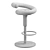 Sleek Modern Bar Stool 2015 3D model small image 4