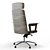 Executive Leather Swivel Chair Putin 3D model small image 2