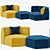 Realistic 3D Model Panorama Sofa 3D model small image 2