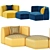 Realistic 3D Model Panorama Sofa 3D model small image 3