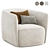 Modern Santa Monica Armchair in 3 Colors 3D model small image 1