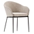 Sleek Modern Clever Chair 3D model small image 1