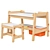 Adjustable Children's Writing Desk 3D model small image 1