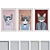 Modern Cat Portraits Frame Set 3D model small image 1