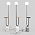 Marble Base LED Floor Lamp 3D model small image 2