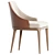 Aster Alaton Modern Dining Chair 3D model small image 2