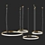 Minimalist LED Pendant Lamps 3D model small image 3