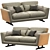 Mizar Modular Sofa: Stylish Elegance 3D model small image 1