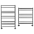 Elegant Water Heated Towel Rail 3D model small image 2