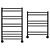 Elegant Water Heated Towel Rail 3D model small image 3