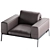 Luxury Living Room Seating 3D model small image 3