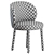 Sleek Ovata Dining Chair Wendelbo 3D model small image 2