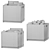 Stackable Storage Boxes Collection 3D model small image 3