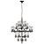 Elegant Sonnet Chandelier Beauty 3D model small image 1