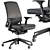 Modern Office Chair Set 19 3D model small image 4
