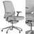 Modern Office Chair Set 19 3D model small image 6