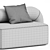 Artu Moss 2 Seater Sofa 3D model small image 3